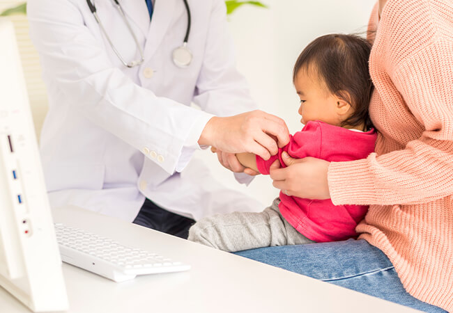 予防接種、乳幼児健診も実施